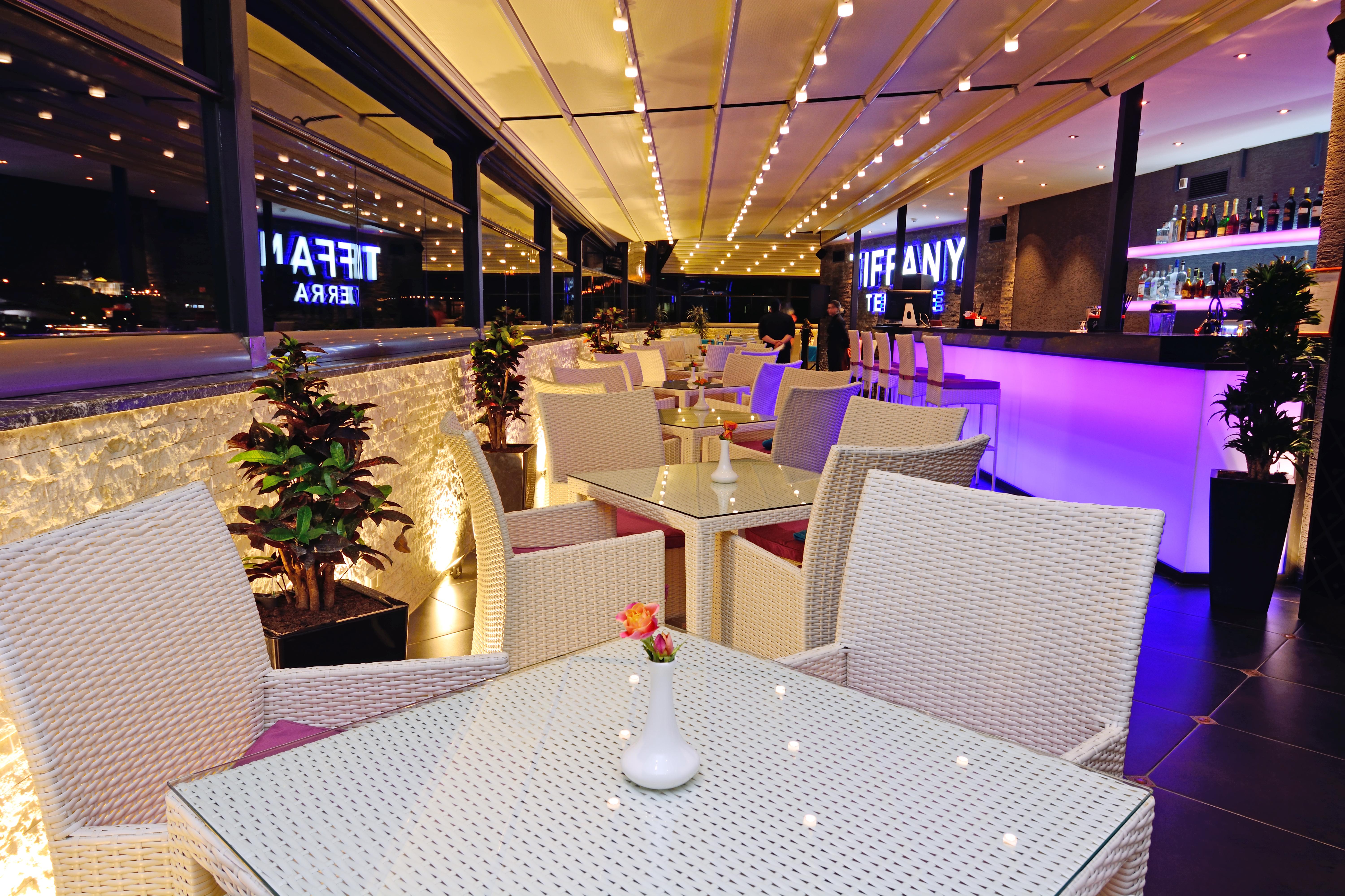 River Side Hotel Tbilisi Exterior photo Interior of the restaurant